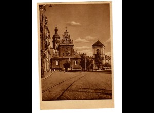 GG 1944: Ansichtskarte Lemberg/Galizien, Bernhardiner Kirche