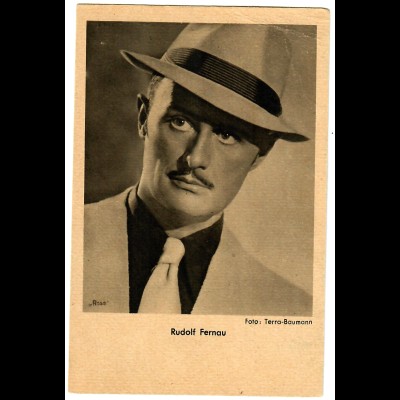Postkarte Rudolf Fernau, Ross Verlag, ca. 1937/38