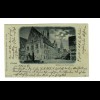 Ansichtskarte Ulm 1899 nach Ravensburg: Büffetdam im Adler