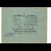 GG: Ablieferungsschein für Brotgetreide: Zaplacono/Bochnia 1940
