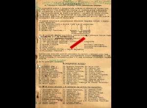 GG: Krakau 1944: Bezugscheine: Abrechnung