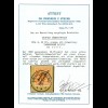 DSWA: MiNr. 5-10, schön gestempelt, Nr. 9 auf Briefstück und geprüft