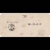 1872 Japan: letter with 2x Half Sen 