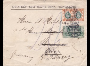 1910: Deutsch-Asiatische Bank Hongkong to Germany/Danzig