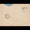 Dänemark: 1911: Brief als Einschreiben von Kopenhagennach London