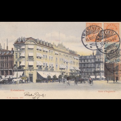 Dänemark: 1904: Ansichtskarte Kopenhagen nach Wien