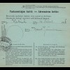 Finnland: 1916: Postauftrag Tampere