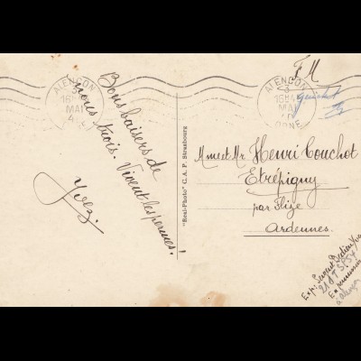 Frankreich: 1940: Carte postale Alencon