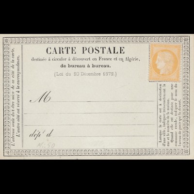 Frankreich: Carte Postale