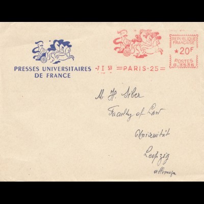 Frankreich:1959: Paris nach Leipzig: Presses Universitaires