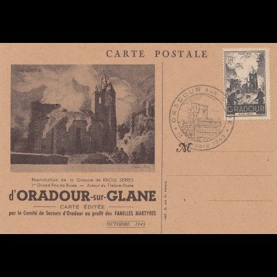 Frankreich: 1945: Oradour sur Glane