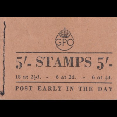 England: Post Stamps - Early in the day - full of stamps