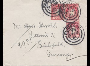 Irland: 1931: nach Deutschland/Bielefeld