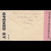Irland: 1941: Luftpost nach USA - 2x Censor