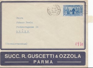 Italien: 1931: Parma nach Brünn