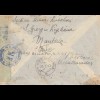 Italien: 1945: Januar: Mantova an Arbeitslager/Zensur: Postverkehr eingestellt