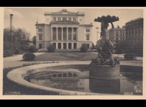 Lettland: 1939: Ansichtskarte Riga 