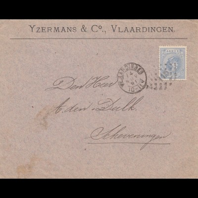 Niederlande: 1891: Vlaardingen nach Scheverningen