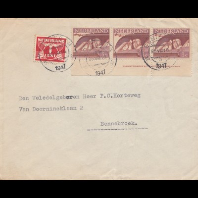 Niederlande: 1947: Schiedam nach Bennebroek
