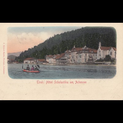 Österreich: 1907: Ansichtskartet Tirol nach Eisenberg