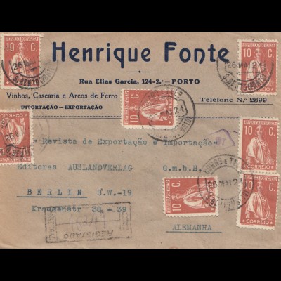 Portugal: 1921: Porto nach Berlin