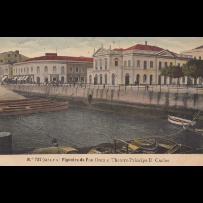 Portugal: 1908: Ansichtskarte Figueira da Foz