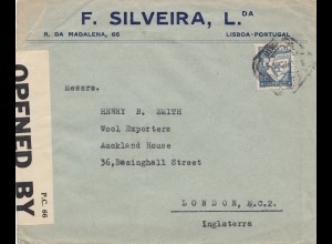 Portugal: 1939: Lisboa nach London, Zensur