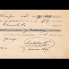 Serbien: 1883: schönes Dokument
