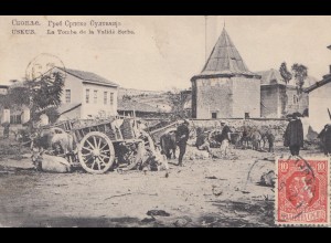 Serbien: 1920: Ansichtskarte USKUR
