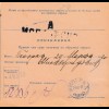 Serbien: 1912: Paketkarte