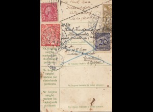 Tschecheslowakei: 1924 Migranta Karto