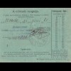 Ungarn: 1921: Paketkarte, Ganzsache nach Debreceni