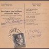GG: Inlandspaketkarte Nachnahme Krakau - Zakopane, MeF 87A