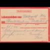 Eilnachricht /Lebenszeichen Postkarte Berlin nach Pilzen 28.11.44