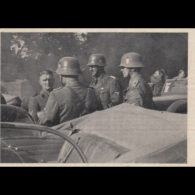 AK: Kriegs-WHW 1939/40, SD-Einsatzkommando, Tag der deutschen Polizei, Wien
