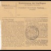 Paketkarte 1948: Günzburg nach Hart, Mühldorfer Land