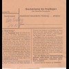 BiZone Paketkarte 1948: Mering nach Berchtesgaden, Versehrten-Heim