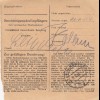 BiZone Paketkarte 1948: München nach Haar b. München, Nachnahme