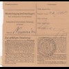 Paketkarte 1948: München nach Haar, Nachnahme
