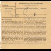 Paketkarte: Bad Tölz nach Biberg Post Schönau