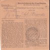 Paketkarte: Rosenheim nach Eglfing, Heil- u. Pflegeanstalt