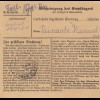 BiZone Paketkarte 1948: Martinlamitz nach Haar bei München