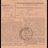 Paketkarte 1948: Bad Reichenhall nach Eglfing, Direktionsbau