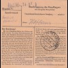 BiZone Paketkarte 1948: Falkenberg nach Haar bei München