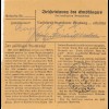 Paketkarte 1948: Kraiburg nach Haar b. München