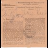 Paketkarte 1948: Augsburg nach Neukeferloh, Post Haar