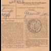 BiZone Paketkarte 1948: Kempten nach Post Haar bei München