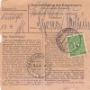 Paketkarte 1948: Burgstall nach Haar bei München