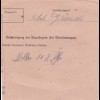 BiZone Paketkarte 1948: Kirchanschöring nach Haar, Notpaketkarte