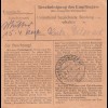 Paketkarte 1948: München 22 nach Post Haar